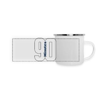 Milwaukee 90 Bold City Logo - Mug panoramique émaillé - blanc - Devant