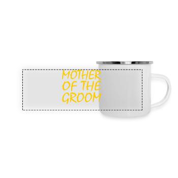 Mother of the groom - Mug panoramique émaillé - blanc - Devant