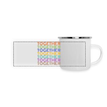 Together Font Gift - Panoramic Camper Mug - white - Front