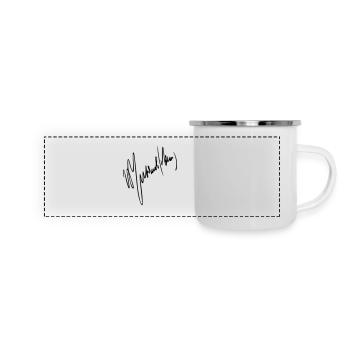 Lenin - Mug panoramique émaillé - blanc - Devant