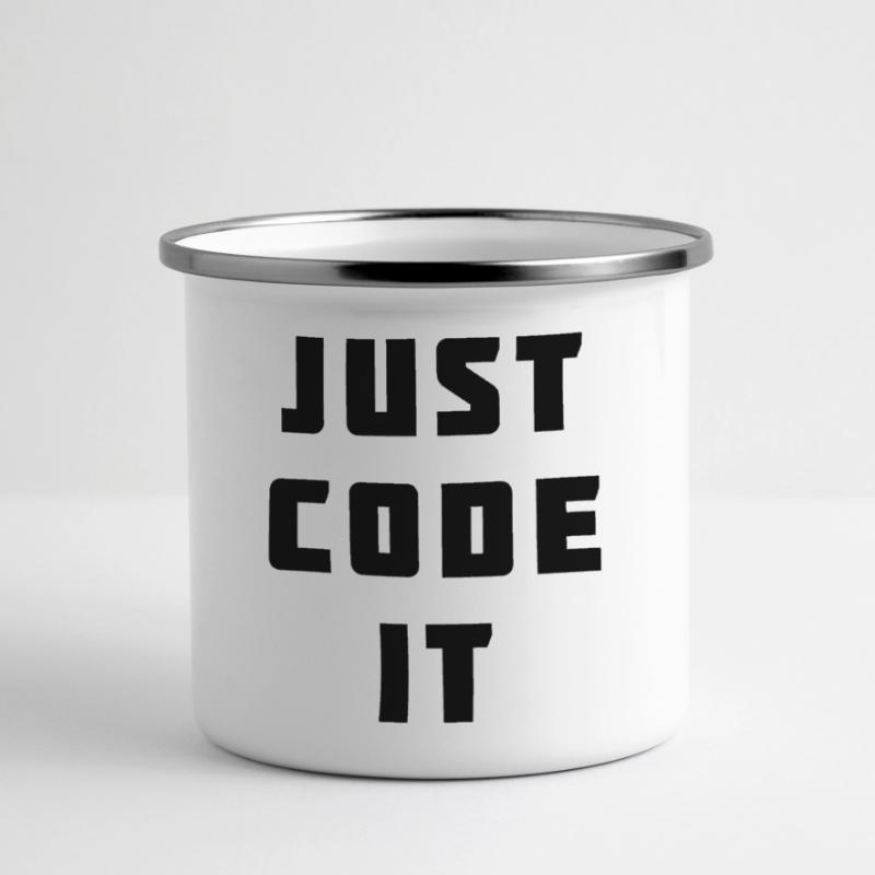 Il suffit de le coder Mug panoramique émaillé