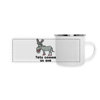 ornery - Panoramic Camper Mug - white - Front