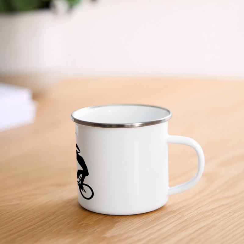 bmx Tazza smaltata con vista