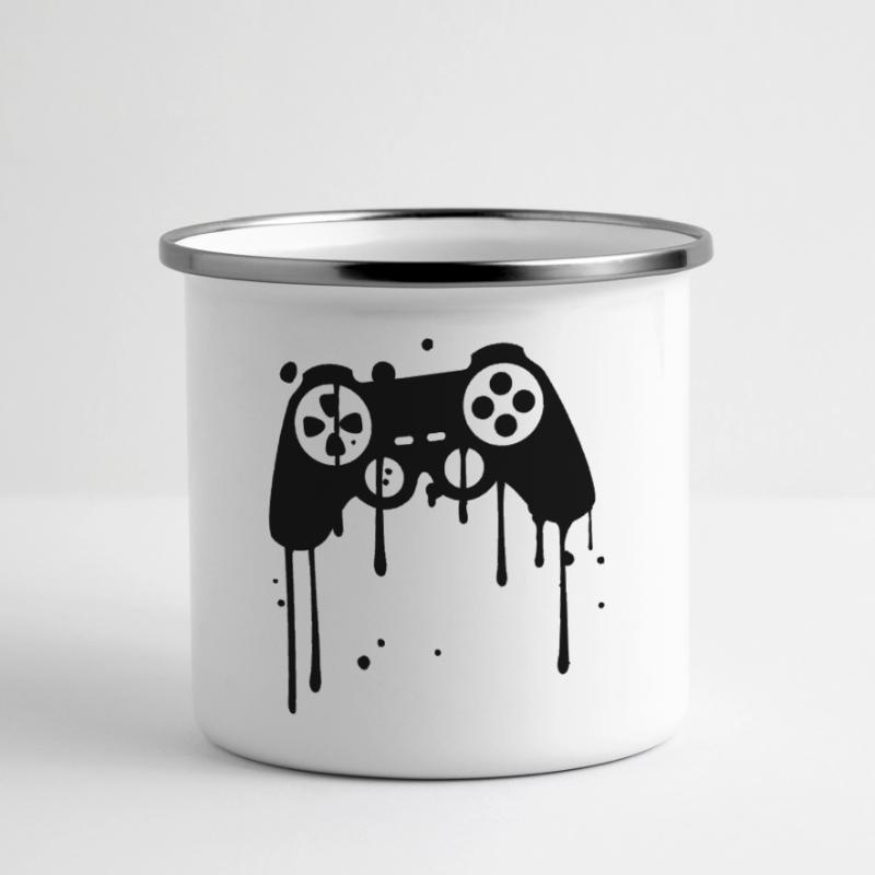 controller graffiti drip klex color splash Panoramic Camper Mug