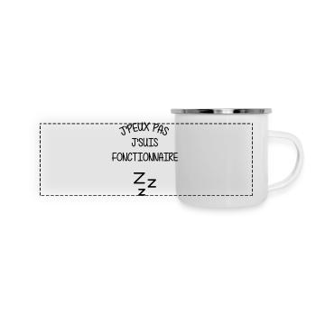Official Public Service Beamte Fonctionnaire - Panoramic Camper Mug - white - Front