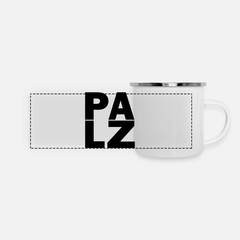 Pfalzluschd - Panoramic Camper Mug - white