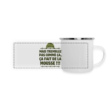 film culte, septième compagnie,7ème compagnie - Mug panoramique émaillé - blanc - Devant