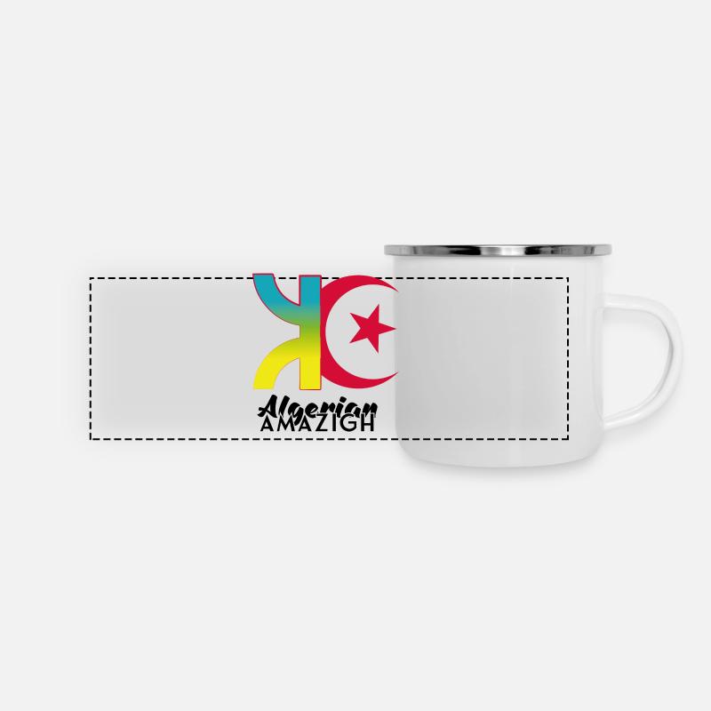 Algerian Amazigh - Panoramic Camper Mug - white