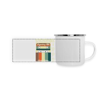 Anniversaire légendaire de 1990 - Mug panoramique émaillé - blanc - Devant