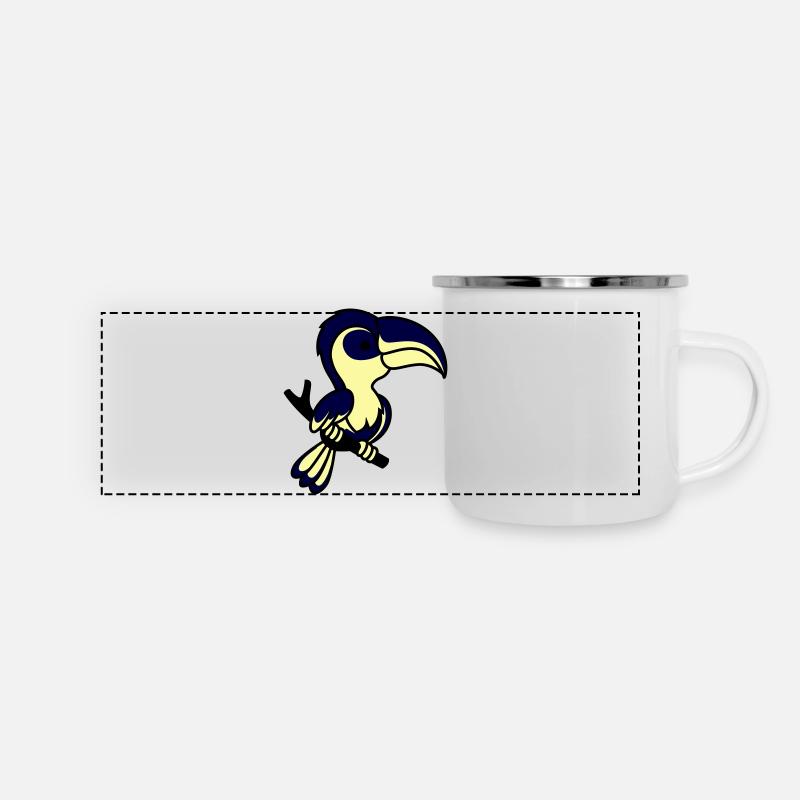 parrot - Panoramic Camper Mug - white