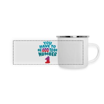 Odd to be nr one - Panoramic Camper Mug - white - Front
