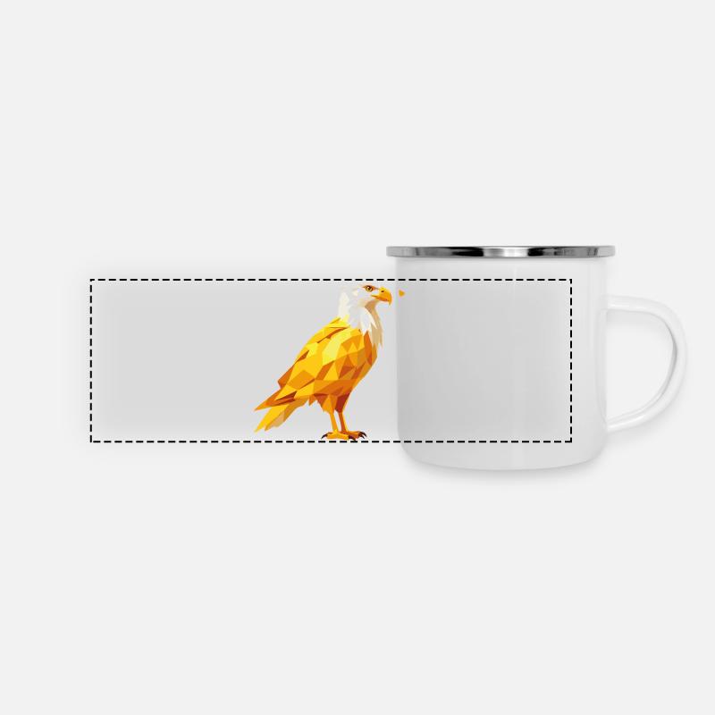 Eagle - Panoramic Camper Mug - white