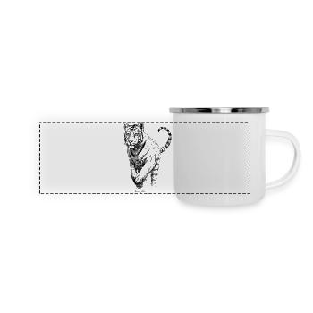 Tiger - Panoramic Camper Mug - white - Front
