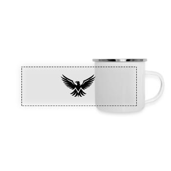 Eagle Eagle Head - Panoramic Camper Mug - white - Front