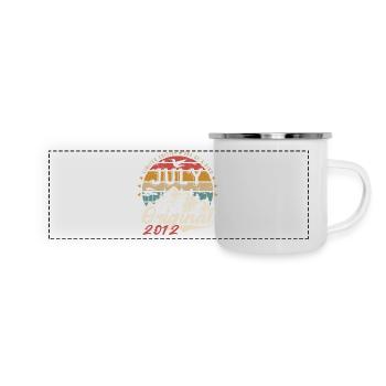 Juillet 2012 | Original Anniversaire Juillet 2012 - Mug panoramique émaillé - blanc - Devant