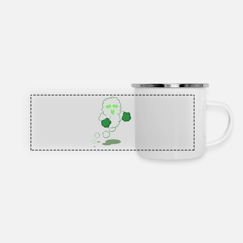 HEAVY SLEEP - Panoramic Camper Mug - white