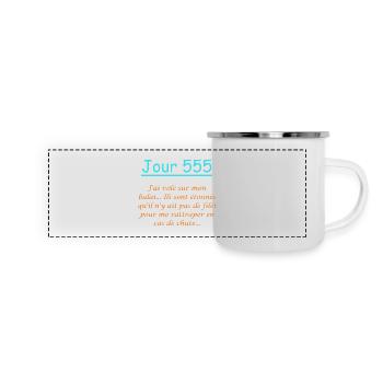 Day 555 – Magic Flight Without a Net - Panoramic Camper Mug - white - Front
