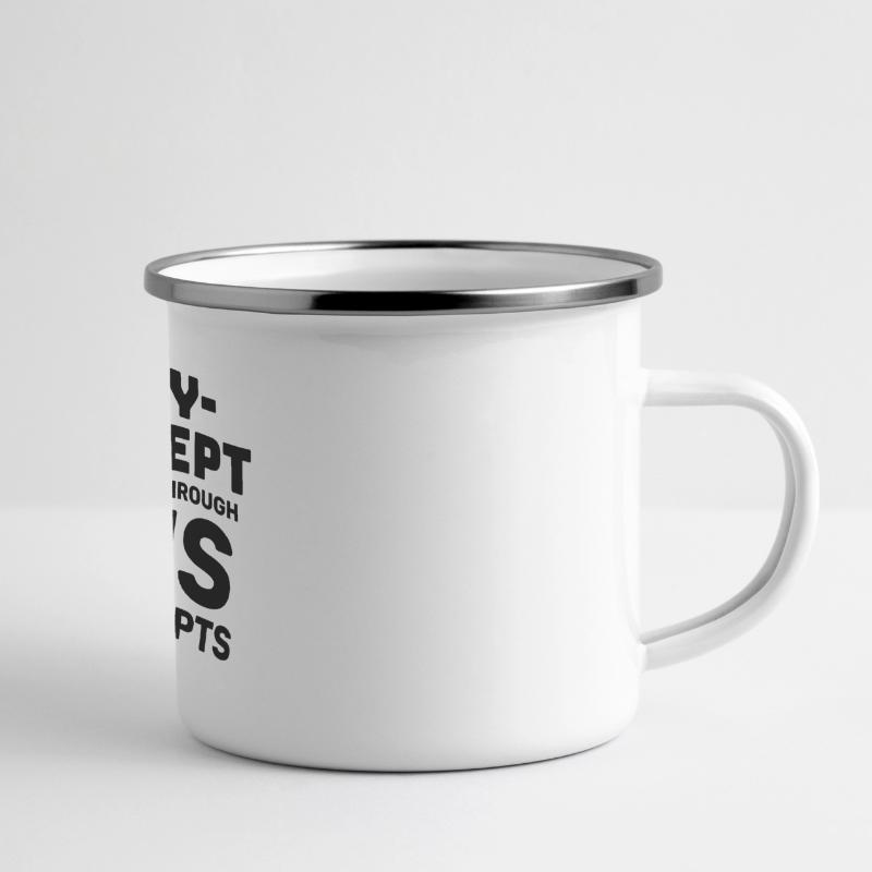 Scripts SIG Programmation Essayer sauf le débogage Mug panoramique émaillé