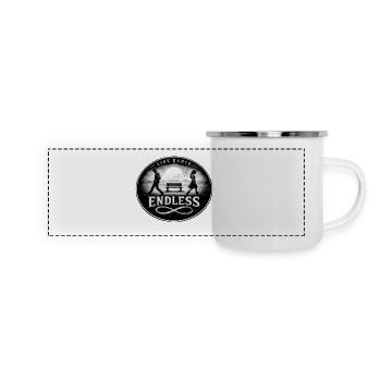 Amour sans fin - Mug panoramique émaillé - blanc - Devant