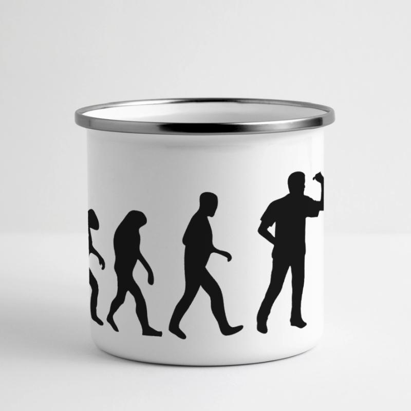 dart evolution Panorama Emaille-Tasse
