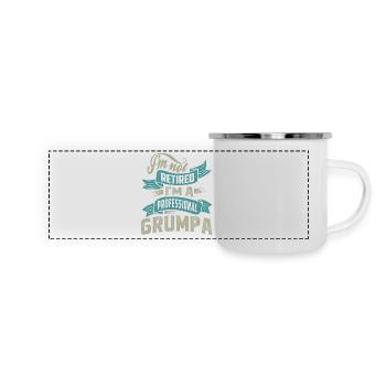 Professional Grumpa - Panoramic Camper Mug - white - Front