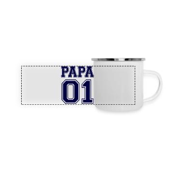 Father's Day - Dad Number 1 of the World- Number One - Panoramic Camper Mug - white - Front