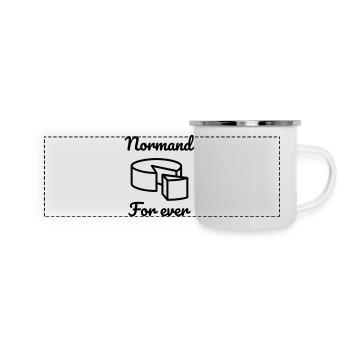 Normandie / Normand / Normande / France/ Normandy - Panoramic Camper Mug - white - Front