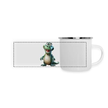 Not all dragons are extinct - Panoramic Camper Mug - white - Front