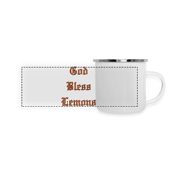 GodBlessLemons - Mug panoramique émaillé - blanc - Devant