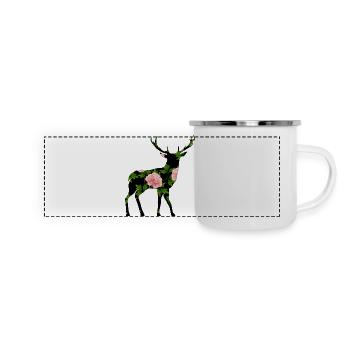 Deer - Panoramic Camper Mug - white - Front