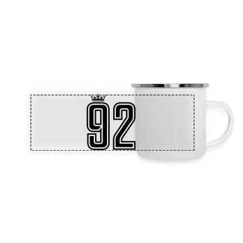 92 Crowns - Panoramic Camper Mug - white - Front