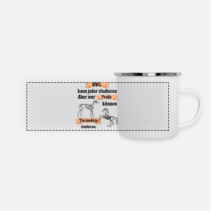 Cool Veterinary Medicine Saying - Panoramic Camper Mug - white