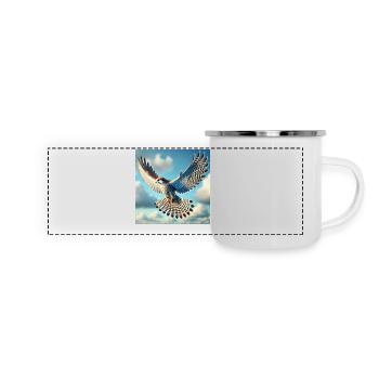 Falcon - Panoramic Camper Mug - white - Front