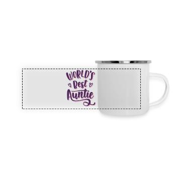 Best Aunt Ever - For the dearest aunt in the world - Panoramic Camper Mug - white - Front