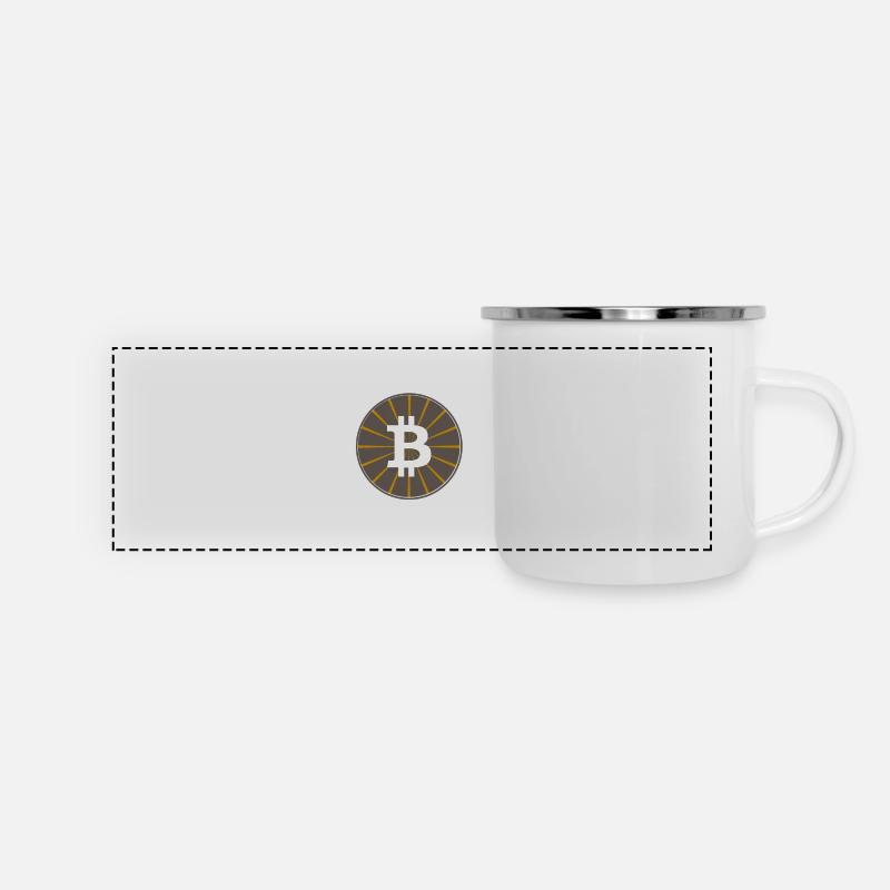 Bitcoin for all - Panoramic Camper Mug - white