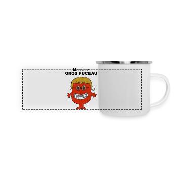 Mr. big virgin - Panoramic Camper Mug - white - Front