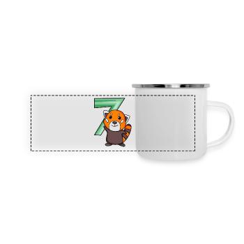 Red Panda - Panoramic Camper Mug - white - Front