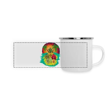 Fruit South Fruit South Seas Fruits Fantasy Vitamins - Panoramic Camper Mug - white - Front