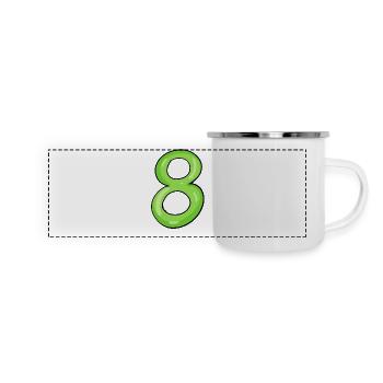 8 - Panoramic Camper Mug - white - Front