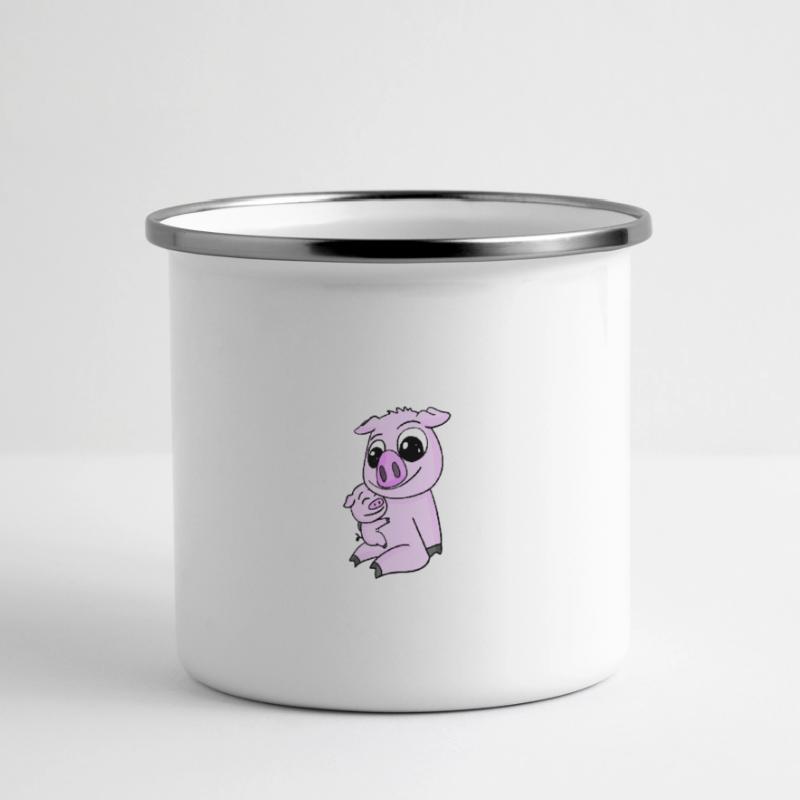Muttertag Geschenk - Unser erster Muttertag Panorama Emaille-Tasse