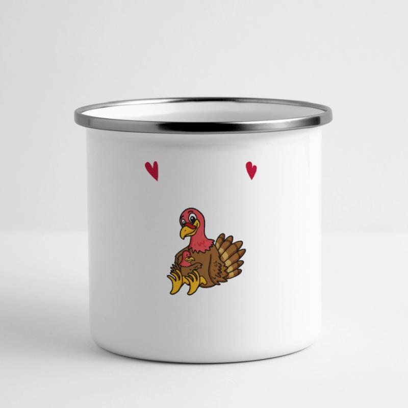 Muttertag Geschenk - Unser erster Muttertag Panorama Emaille-Tasse