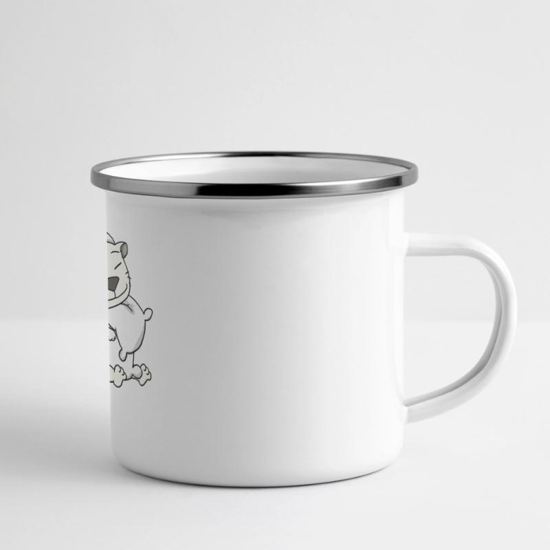 Cat cat breed Devon Rex Panoramic Camper Mug