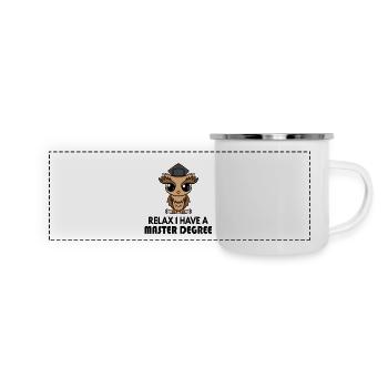 Master Saying - Panoramic Camper Mug - white - Front