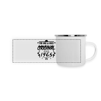 1965 - Né en 1965 - Fantastique depuis 1965 - Mug panoramique émaillé - blanc - Devant