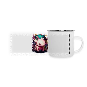Axolotl - Panoramic Camper Mug - white - Front
