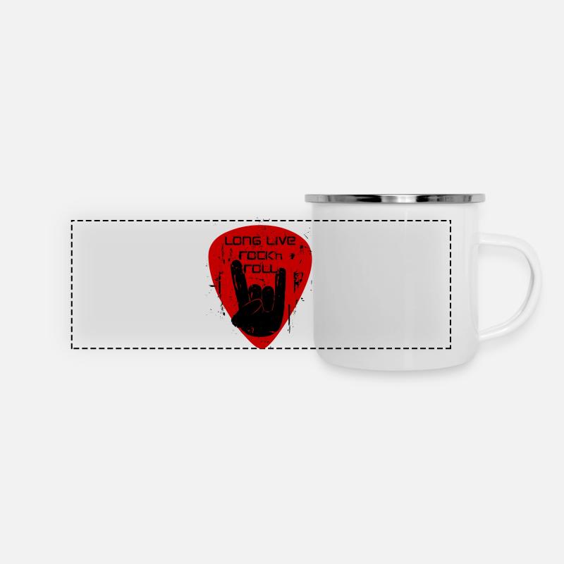 Long Live Rock'n'Roll - Panoramic Camper Mug - white