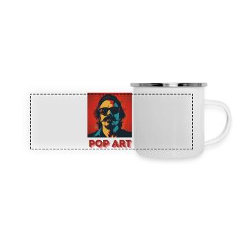 Pop Art - Panoramic Camper Mug - white - Front