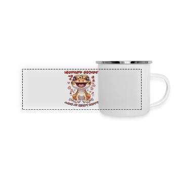 Leopard Gecko Saying Funny Leopard Gecko Gift - Panoramic Camper Mug - white - Front
