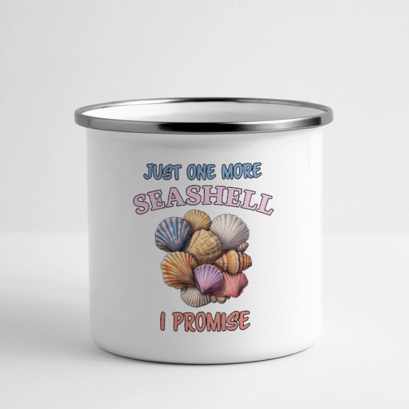 Seashells Beach Shells Shell Collector Gift Panoramic Camper Mug