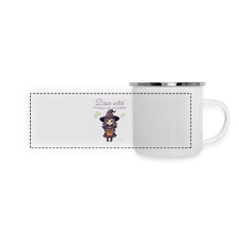 Basic witch fueled by candies - Panoramic Camper Mug - white - Front
